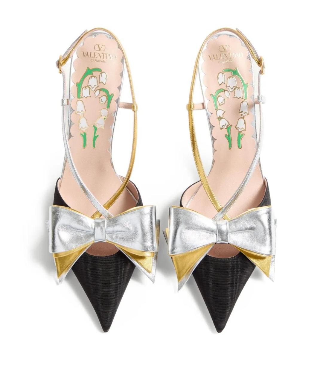 VALENTINO Черные кожаные туфли, фото 4