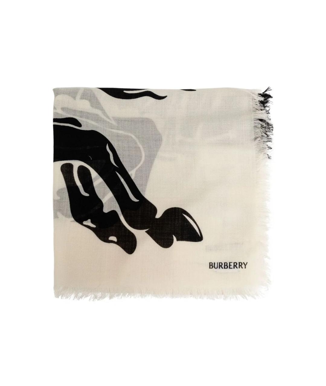 BURBERRY Бежевый шарф, фото 1