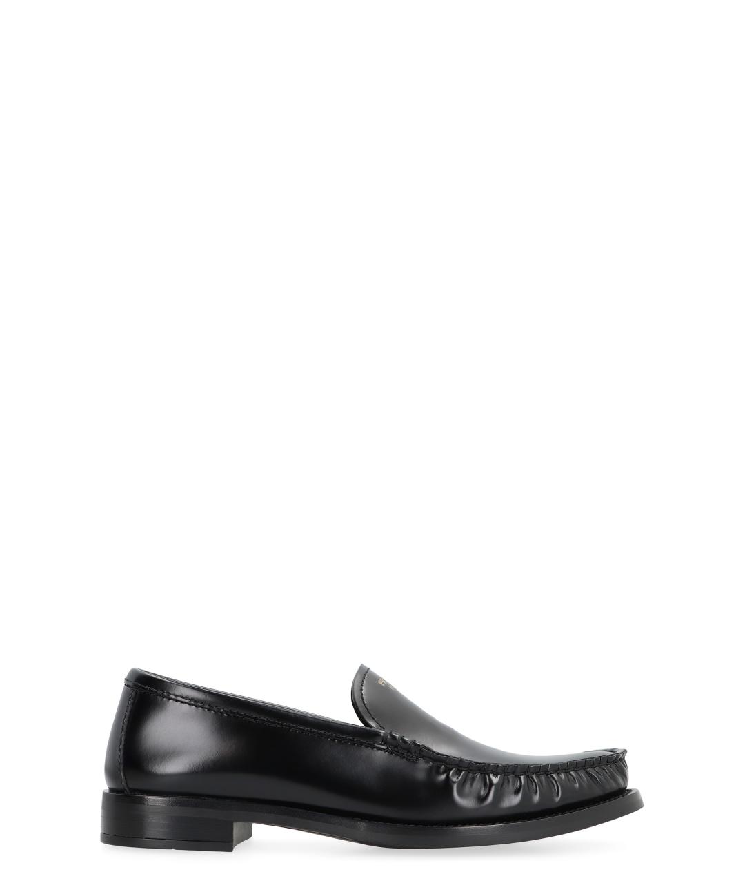 PRADA Черные кожаные лоферы, фото 2