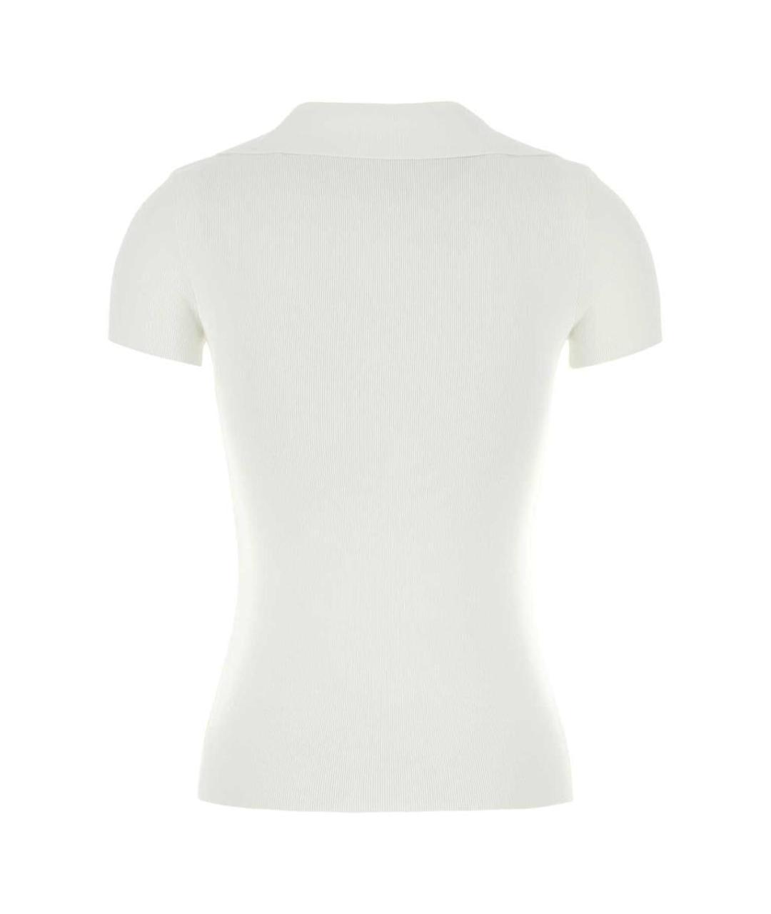 BALENCIAGA Белая полиэстеровая футболка, фото 2