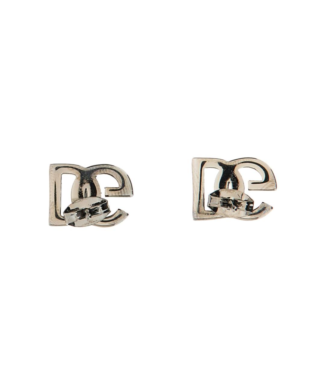 DOLCE&GABBANA Серебряные металлические серьги, фото 2
