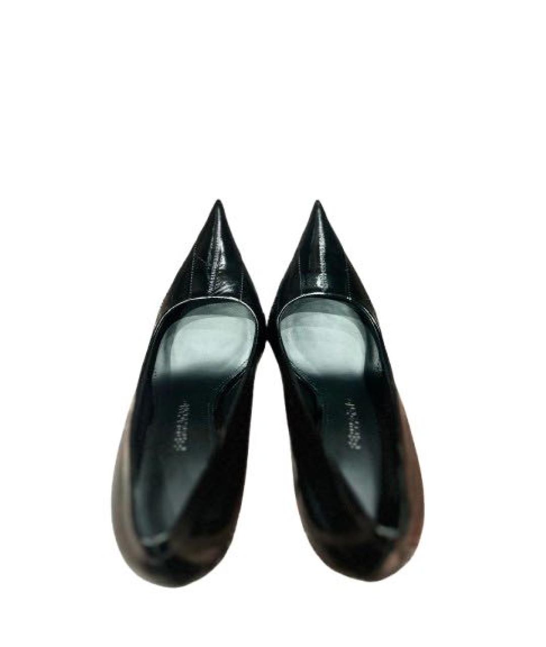 FERRAGAMO Черные кожаные туфли, фото 3