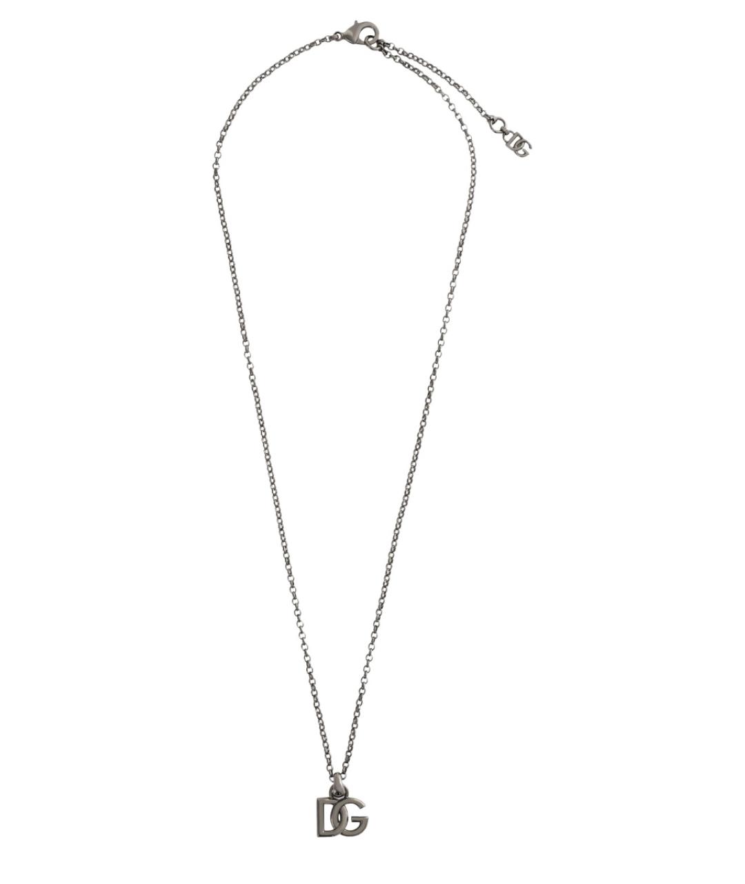 DOLCE&GABBANA Серебряная металлическая цепочка/подвеска, фото 1