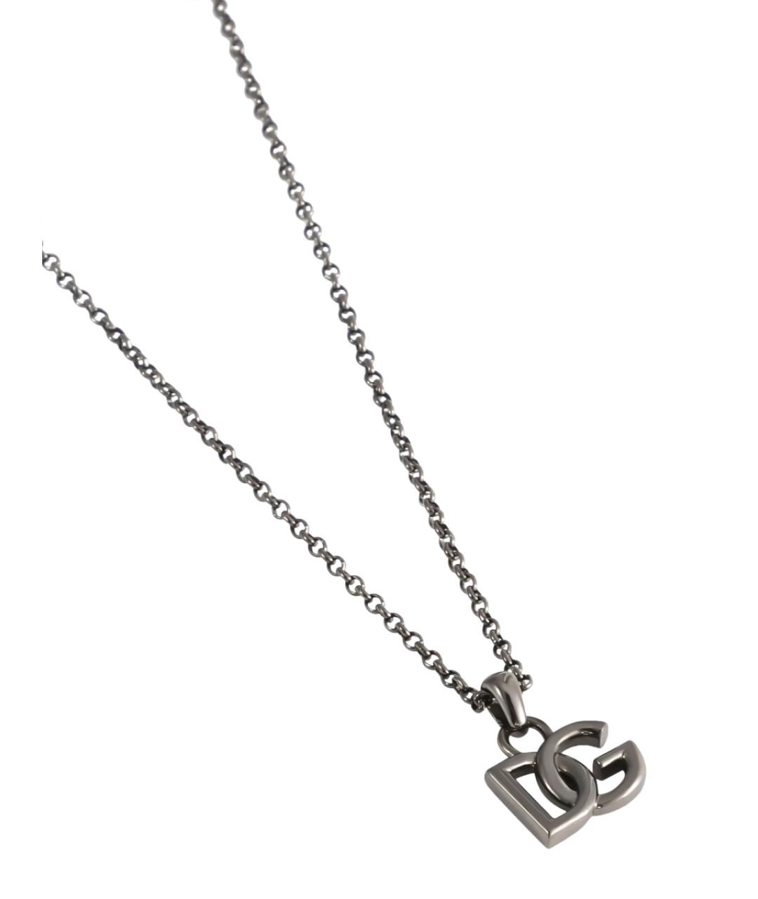 DOLCE&GABBANA Серебряная металлическая цепочка/подвеска, фото 2