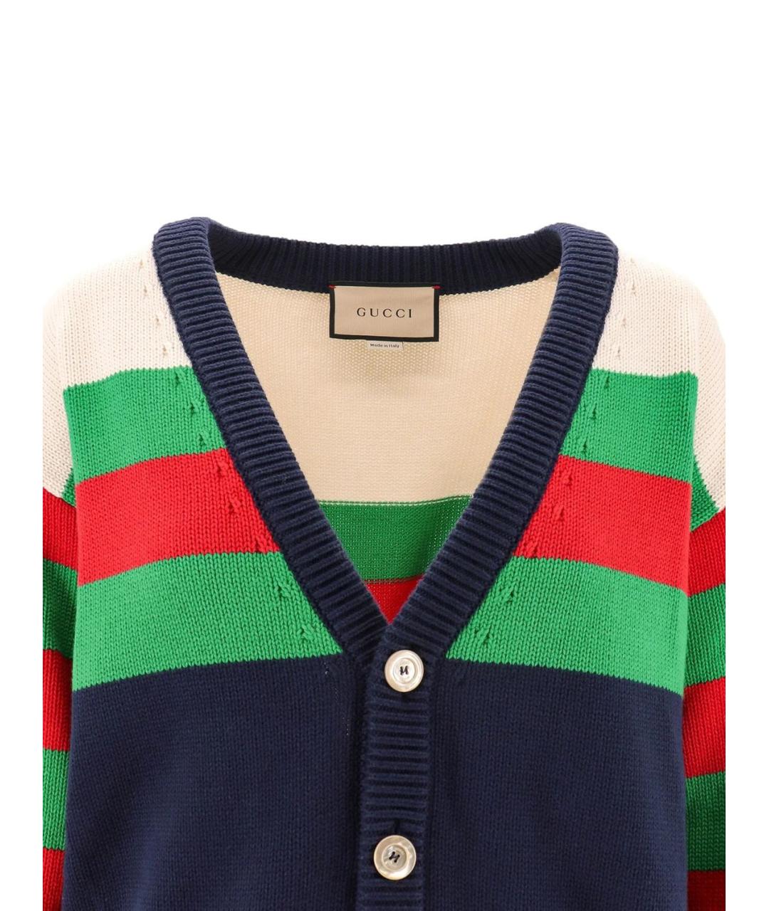 GUCCI Мульти хлопковый кардиган, фото 3
