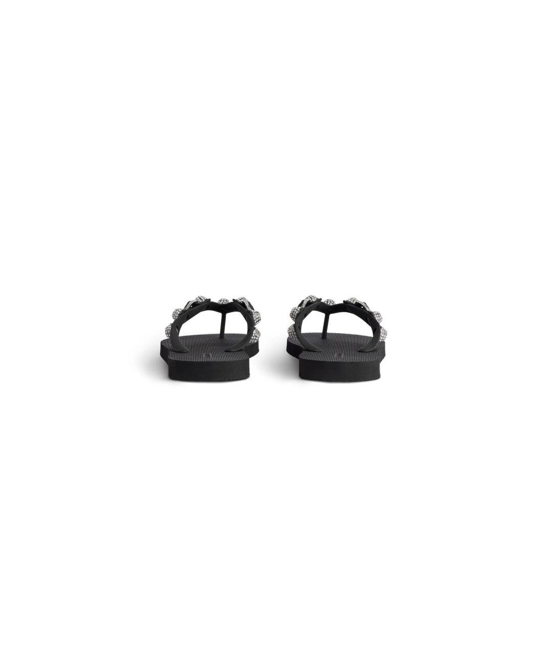 BALENCIAGA Черные шлепанцы, фото 5