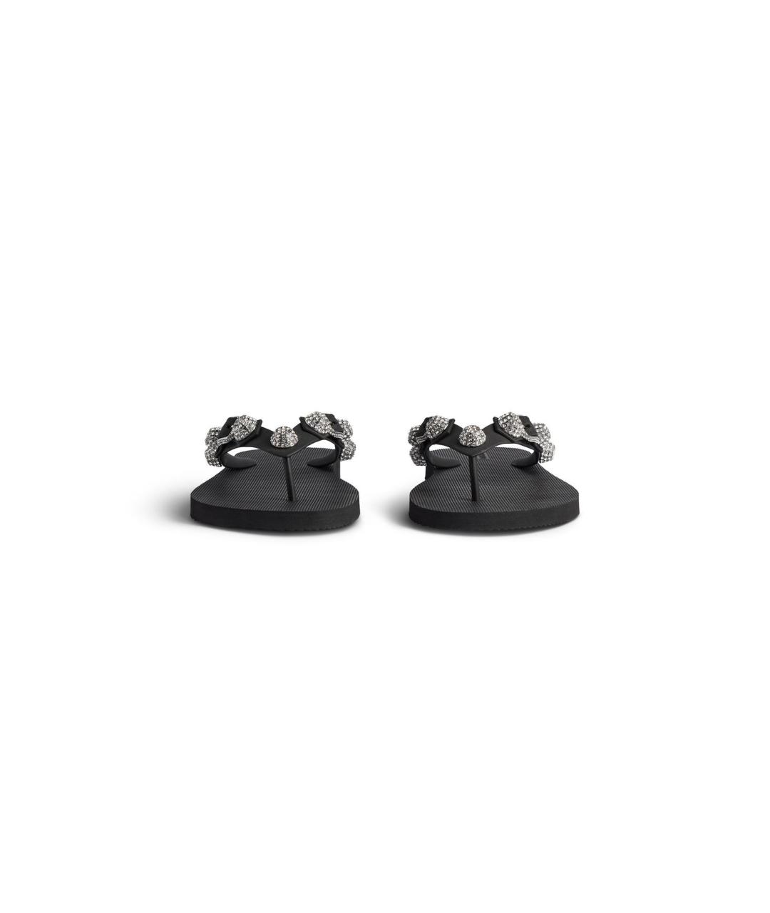 BALENCIAGA Черные шлепанцы, фото 3