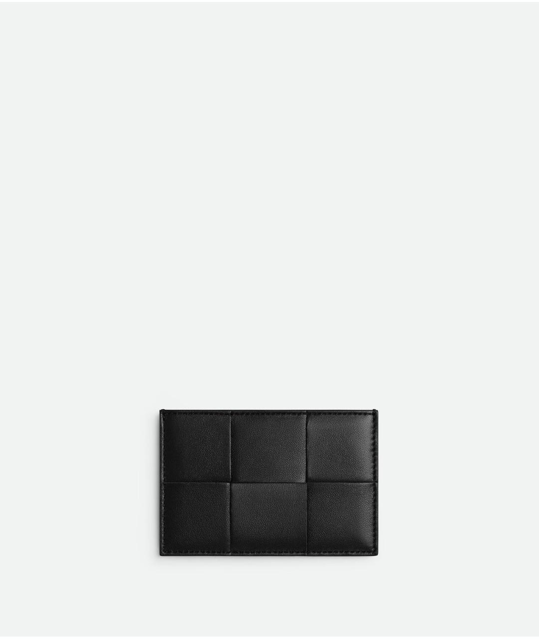 BOTTEGA VENETA Черный кожаный кардхолдер, фото 3