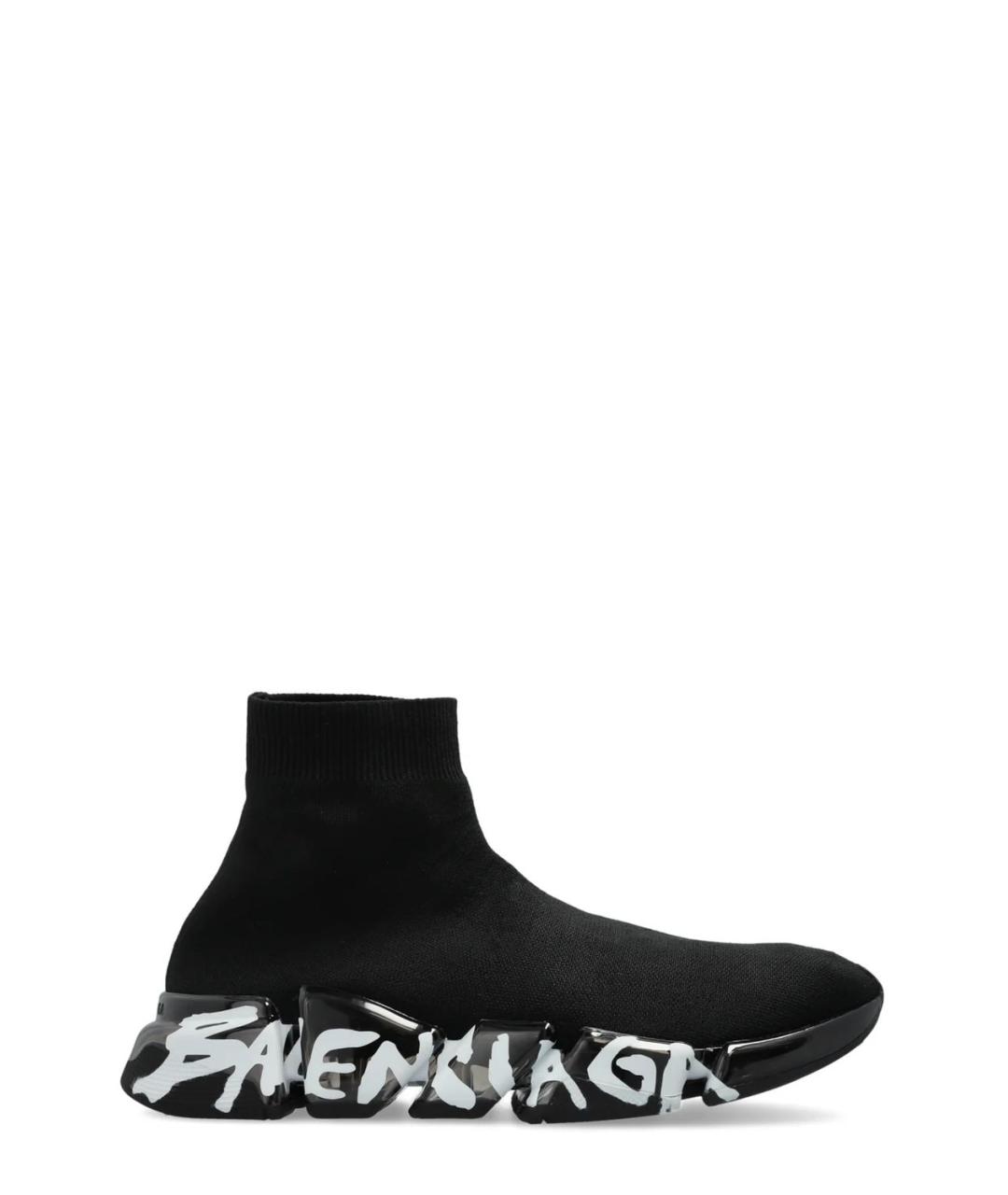 BALENCIAGA Черные синтетические кроссовки, фото 1