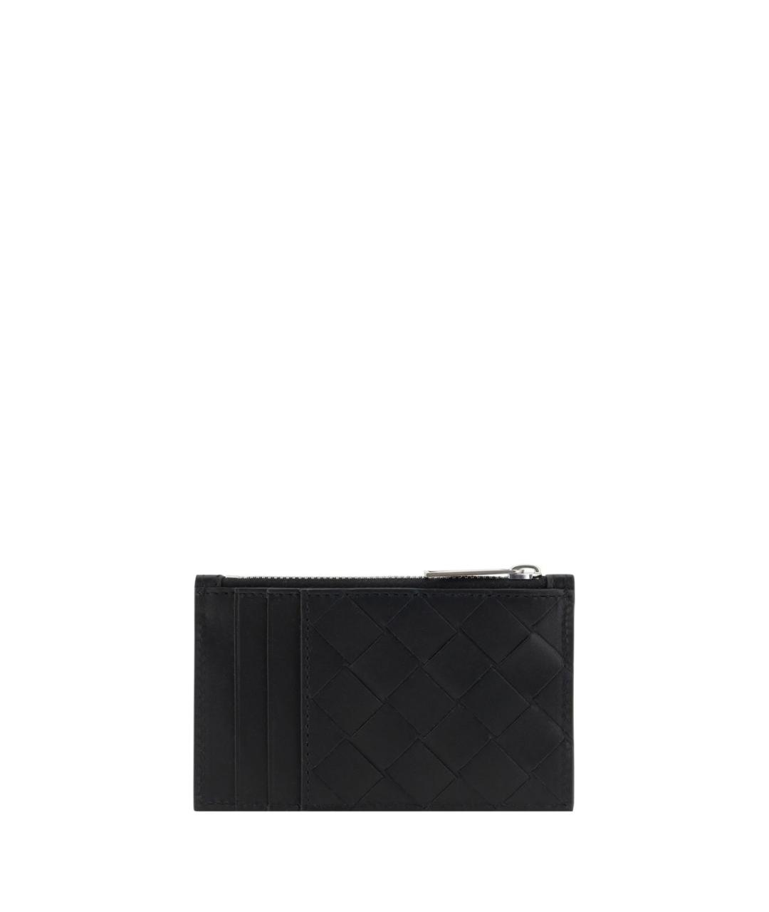 BOTTEGA VENETA Черный кожаный кошелек, фото 2