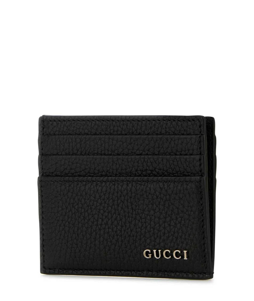 GUCCI Черный кожаный кардхолдер, фото 3