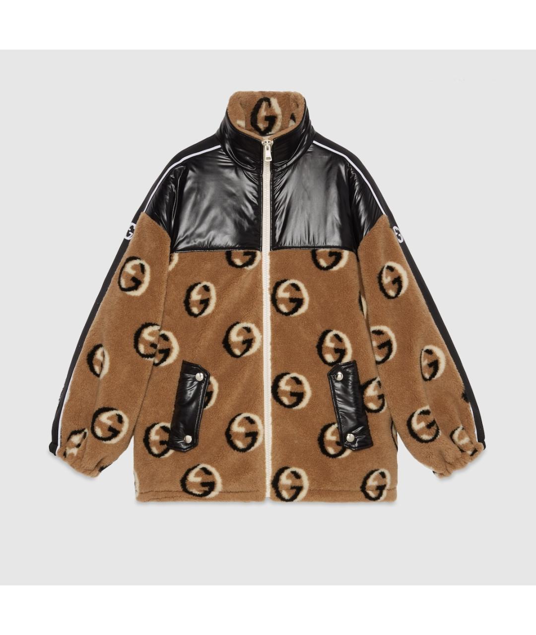 GUCCI Бежевая шерстяная куртка, фото 6