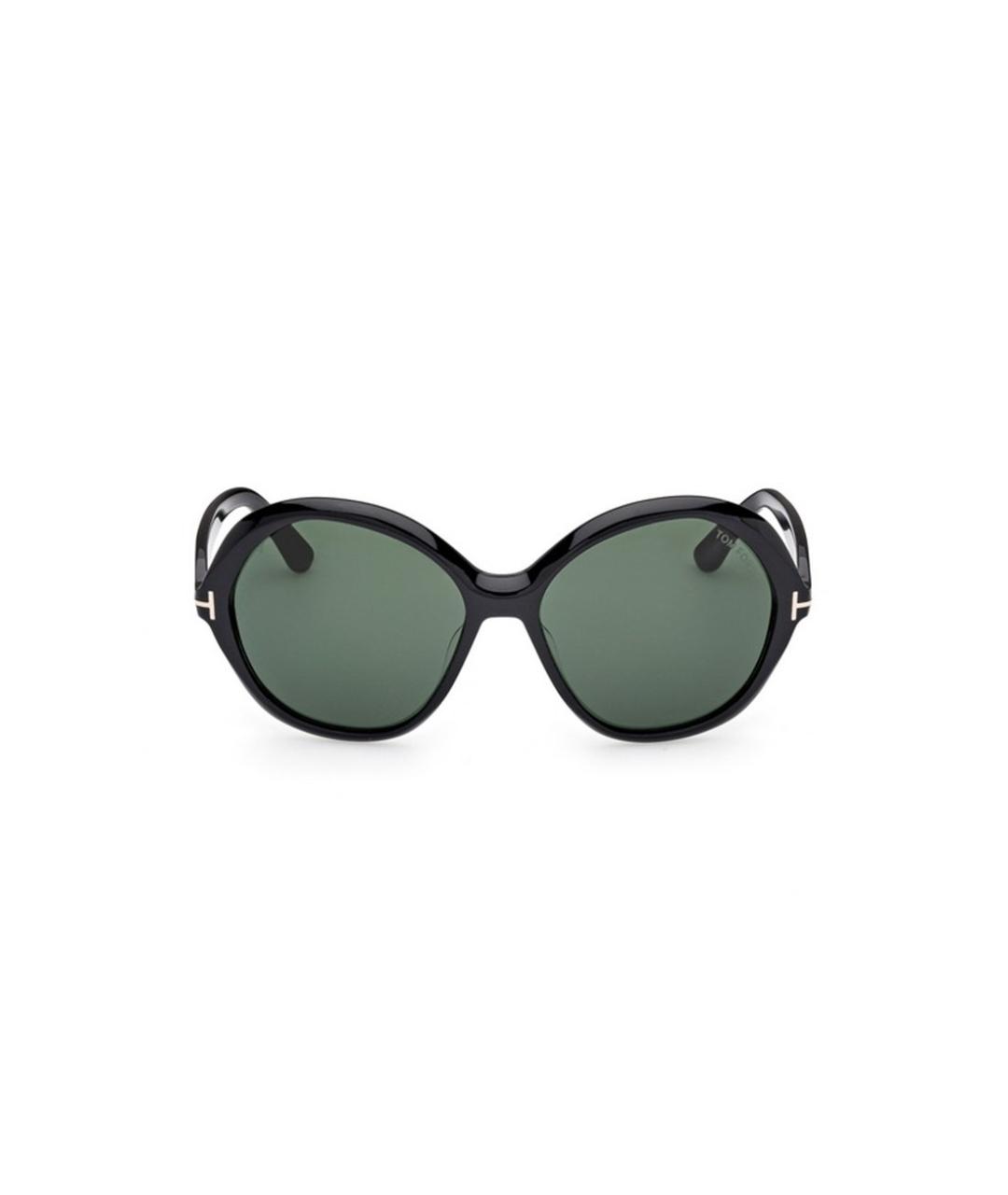 TOM FORD Черные пластиковые солнцезащитные очки, фото 3