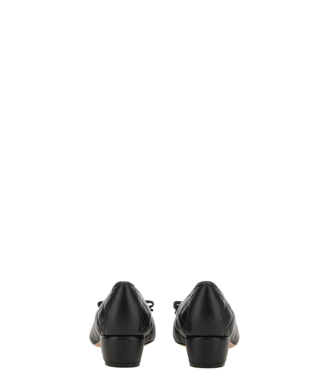 FERRAGAMO Черные кожаные туфли, фото 3
