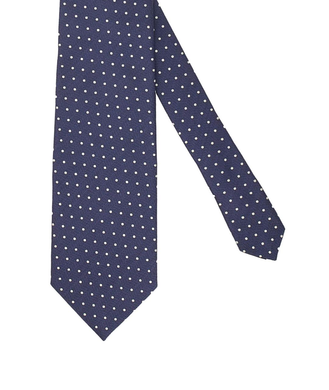 TOM FORD Синий шелковый галстук, фото 1