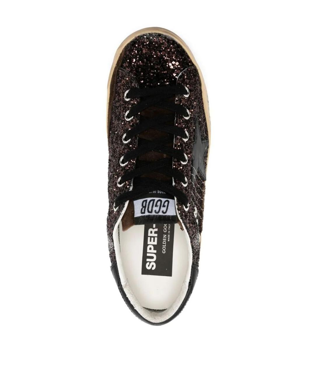 GOLDEN GOOSE DELUXE BRAND Коричневые кожаные кеды, фото 2