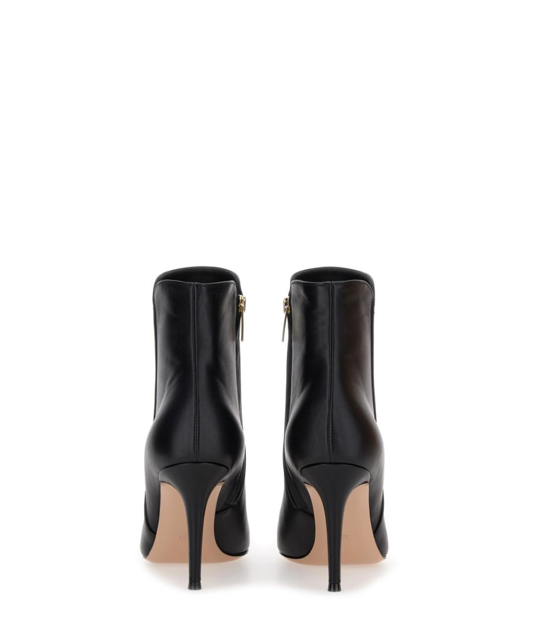 GIANVITO ROSSI Черные кожаные ботильоны, фото 3