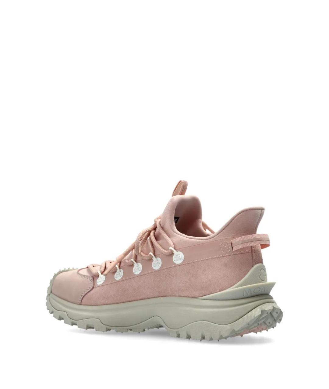 MONCLER Розовые кроссовки, фото 3