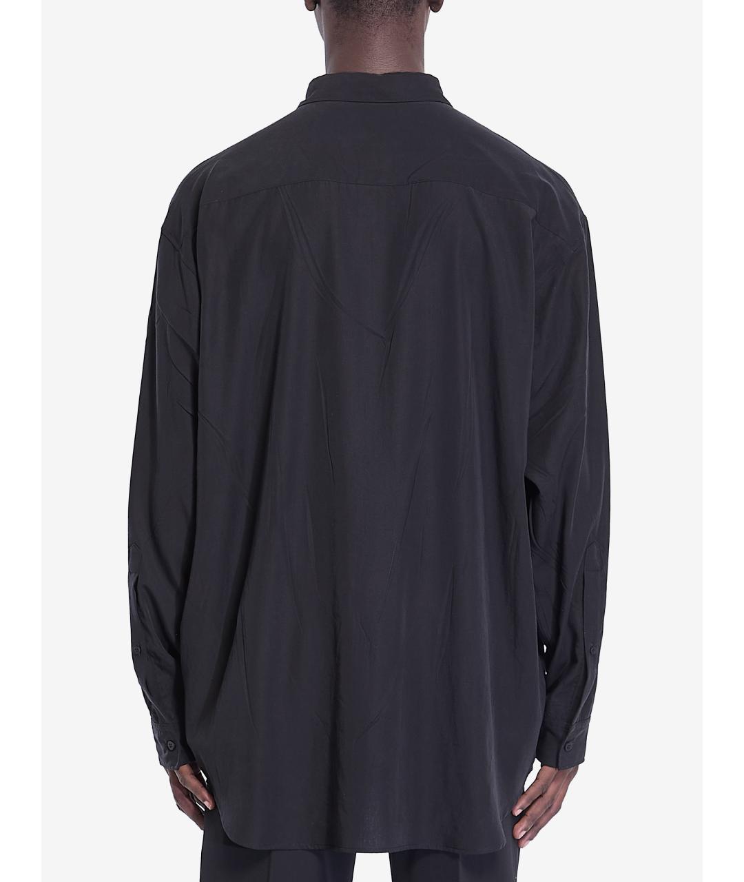 BALENCIAGA Темно-синяя кэжуал рубашка, фото 3