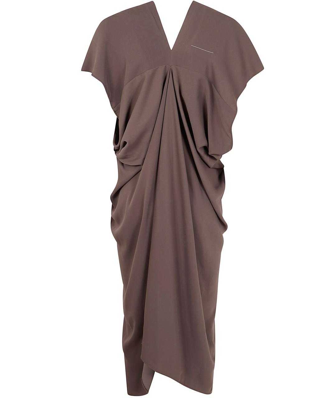 MM6 MAISON MARGIELA Коричневое повседневное платье, фото 2