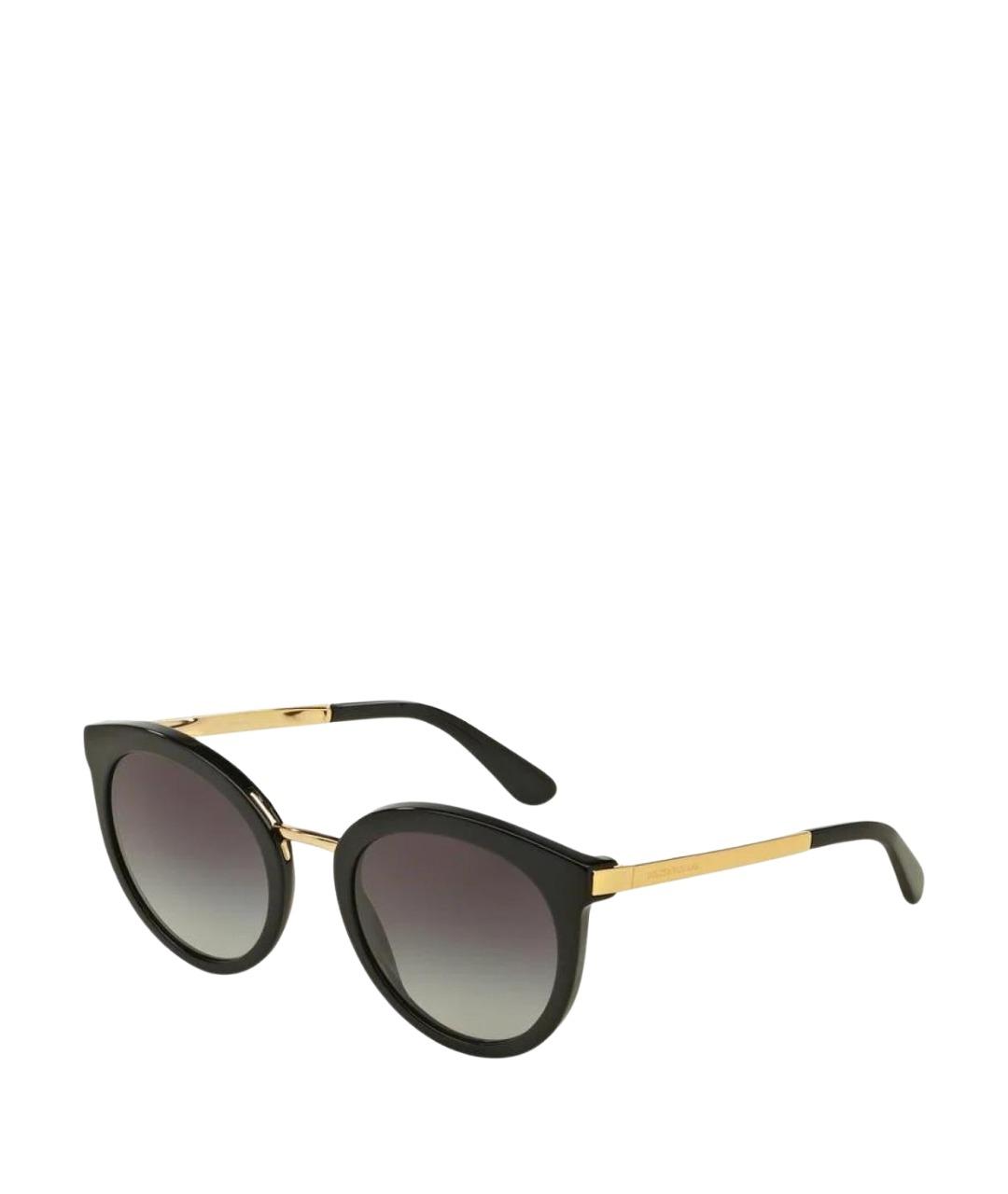 DOLCE&GABBANA Черные солнцезащитные очки, фото 1