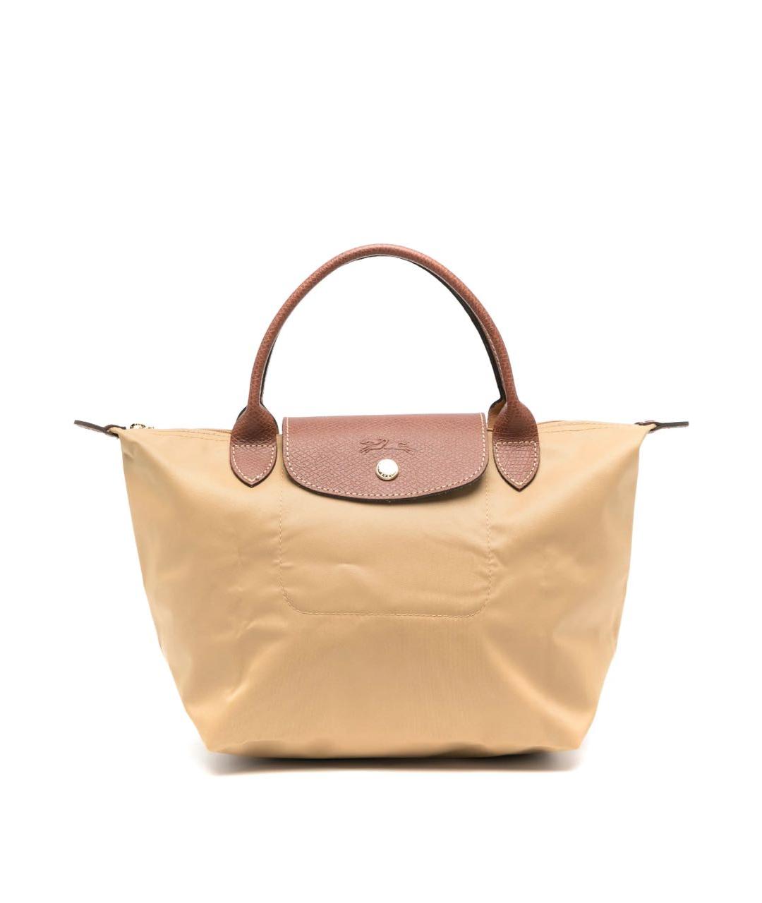 LONGCHAMP Бежевая сумка тоут, фото 3