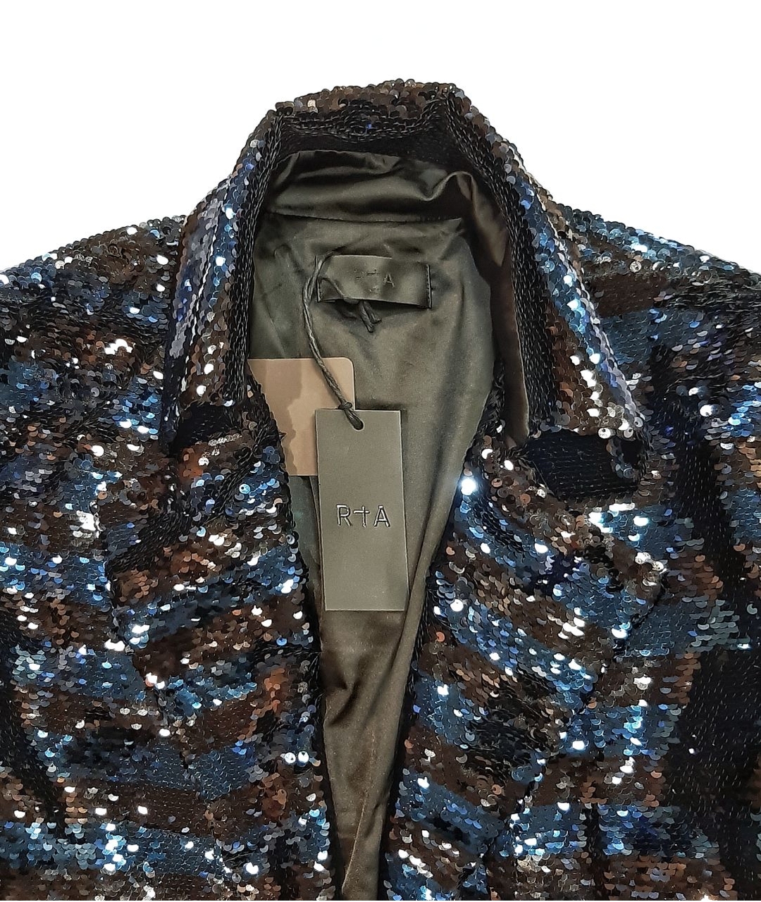 RTA Черный полиэстеровый жакет/пиджак, фото 3