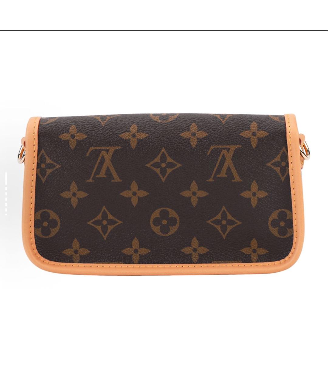 LOUIS VUITTON Коричневая сумка через плечо, фото 4