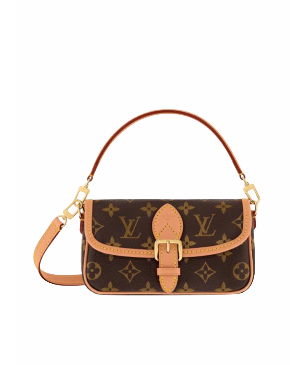 LOUIS VUITTON Коричневая сумка через плечо, фото 1