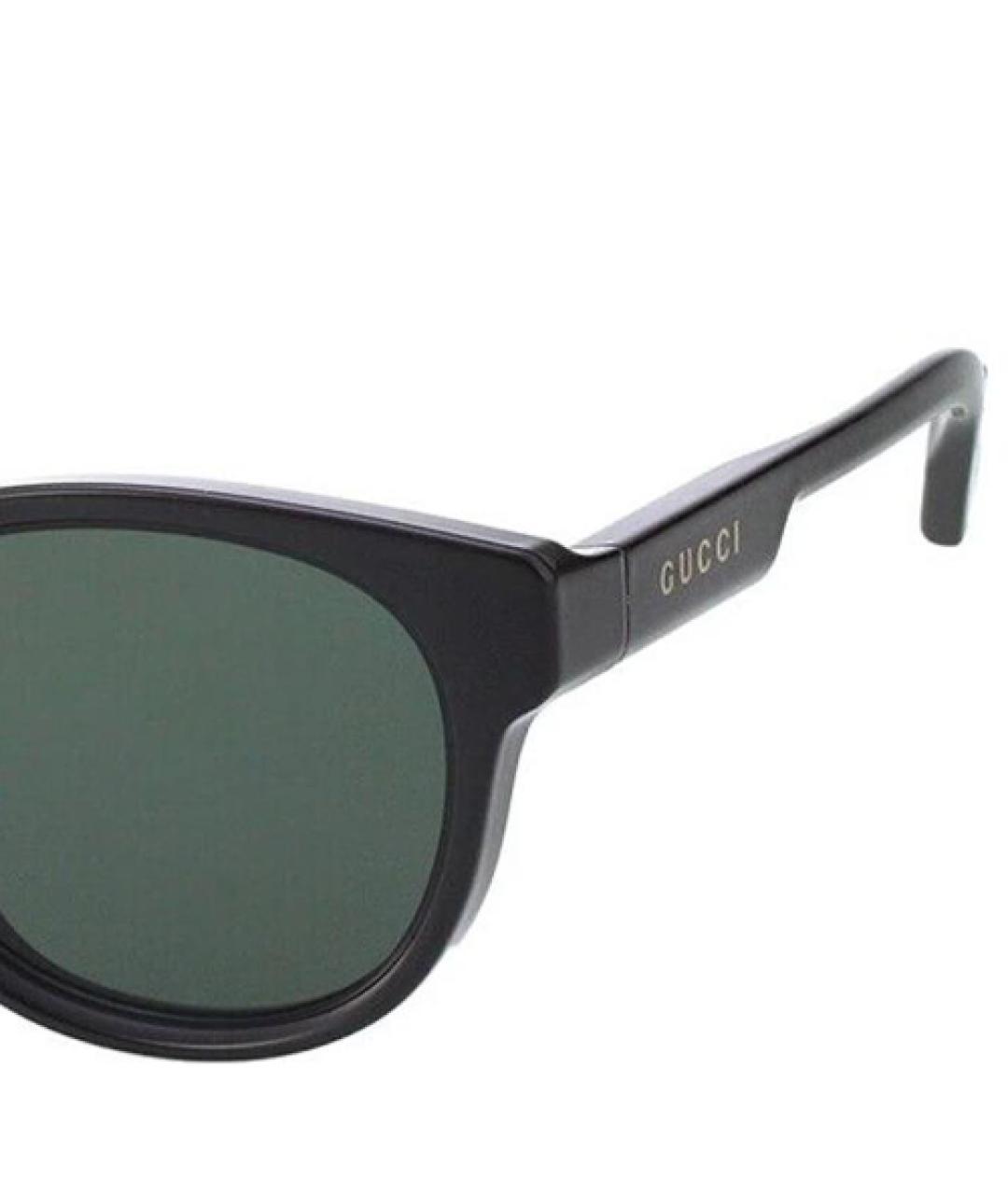 GUCCI Черные пластиковые солнцезащитные очки, фото 3