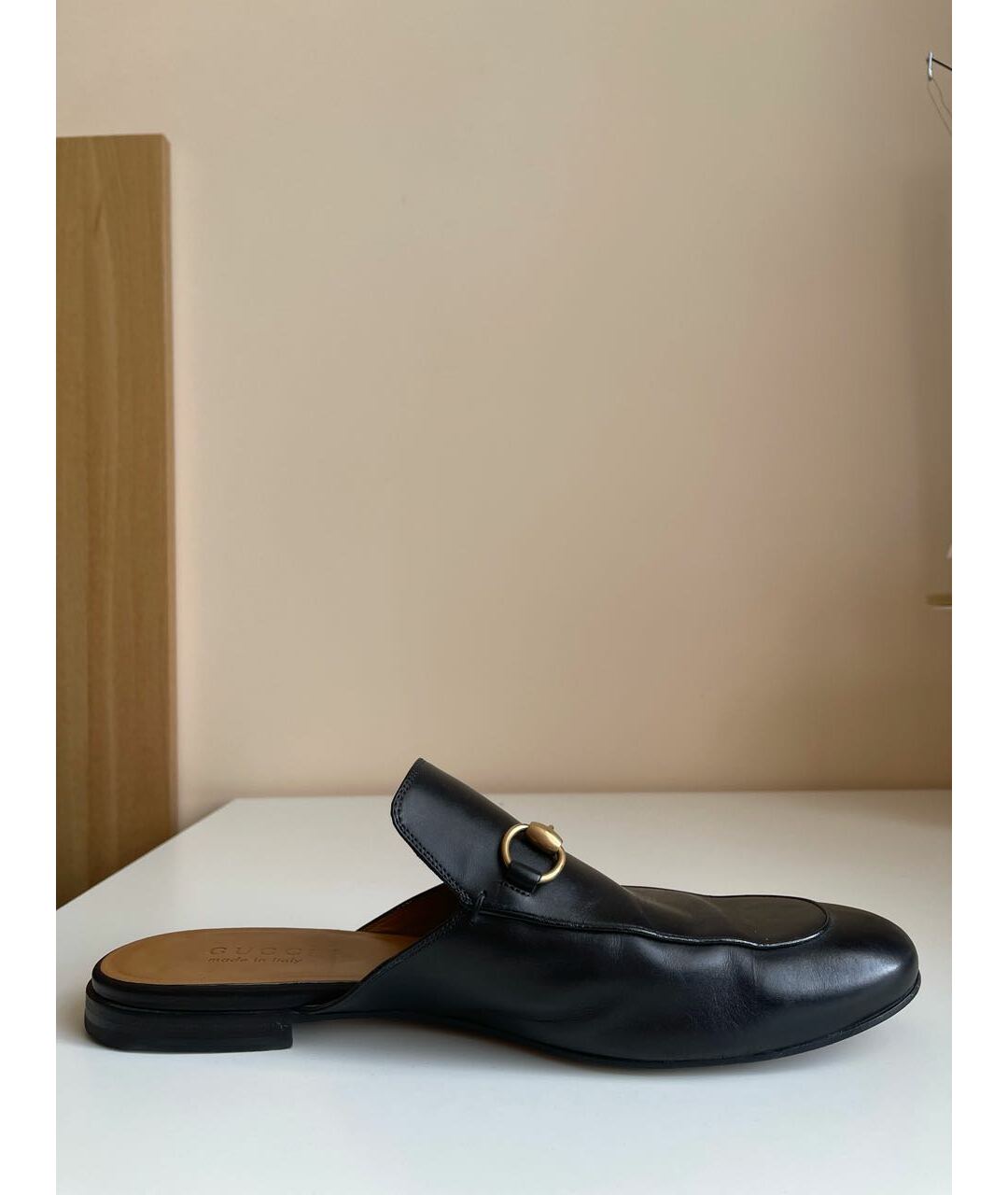 GUCCI Черные кожаные сандалии, фото 6