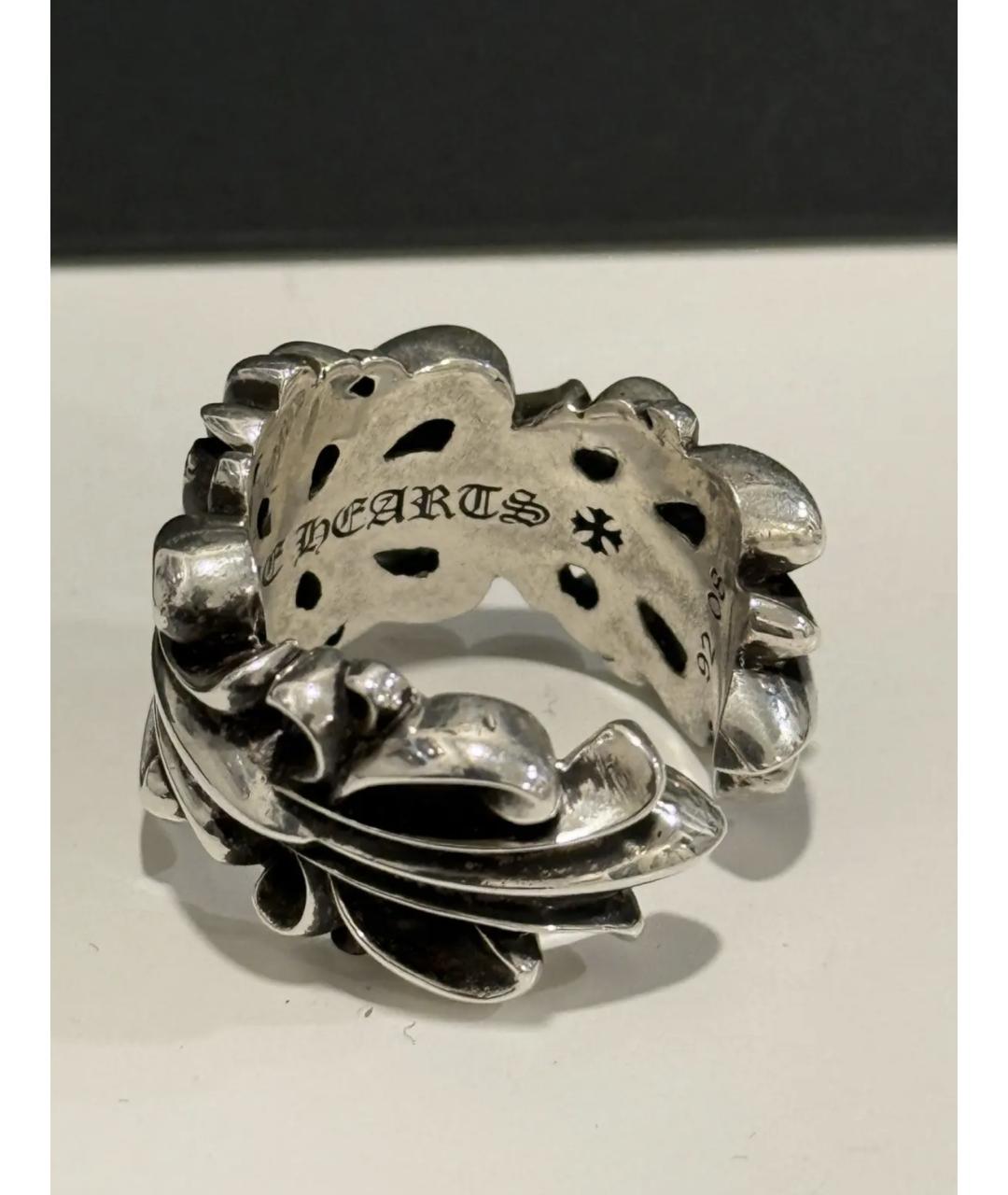 CHROME HEARTS Серебряное серебряное кольцо, фото 3