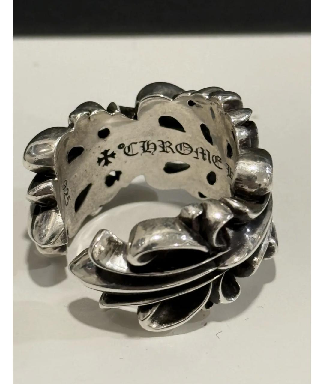 CHROME HEARTS Серебряное серебряное кольцо, фото 2