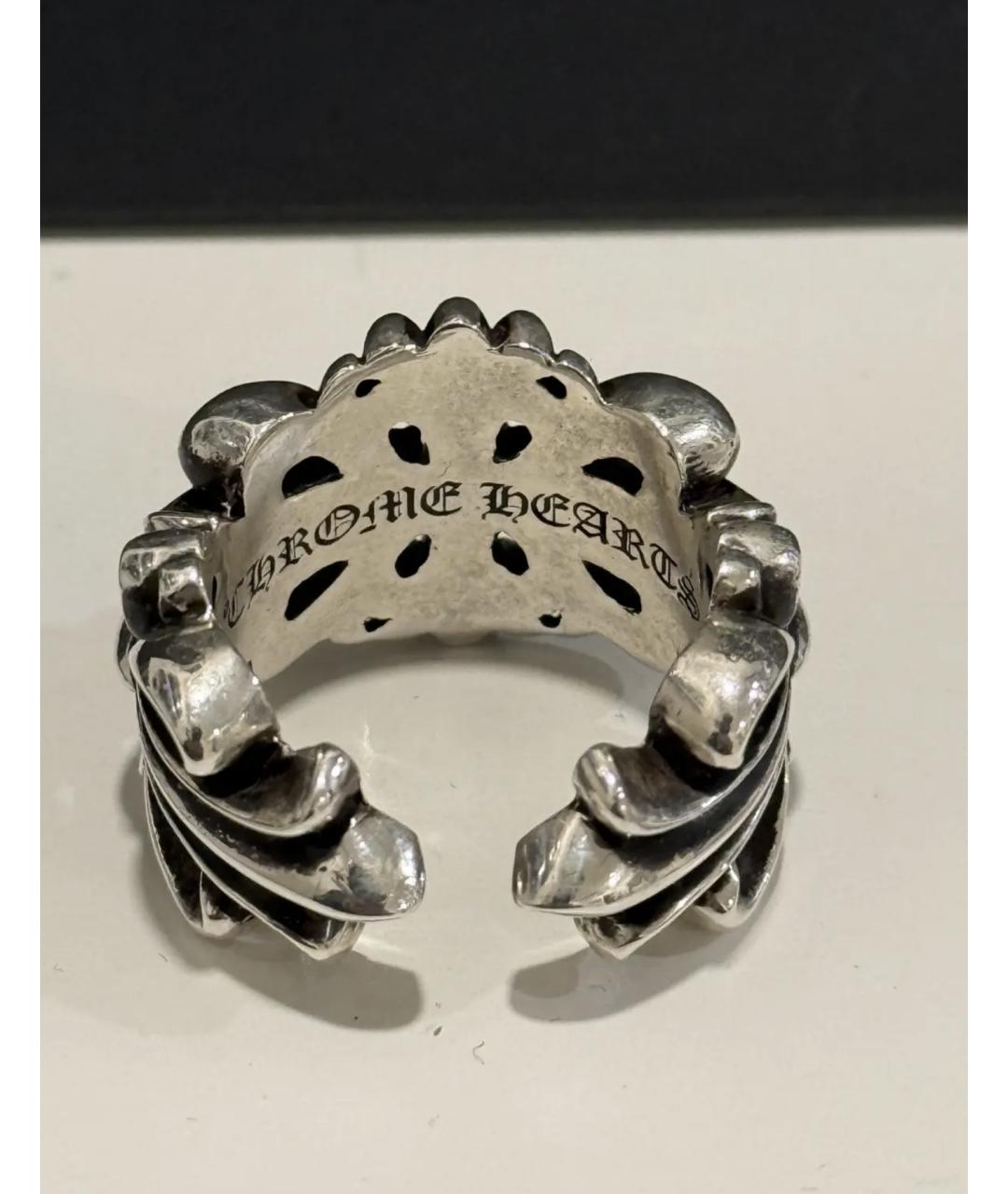 CHROME HEARTS Серебряное серебряное кольцо, фото 4