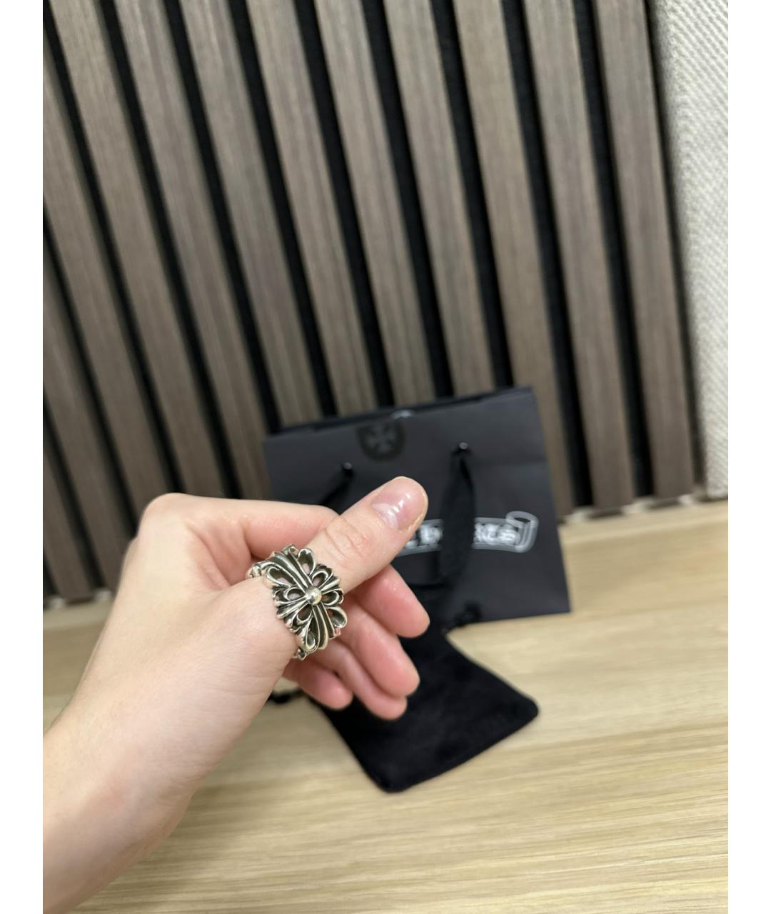 CHROME HEARTS Серебряное серебряное кольцо, фото 8