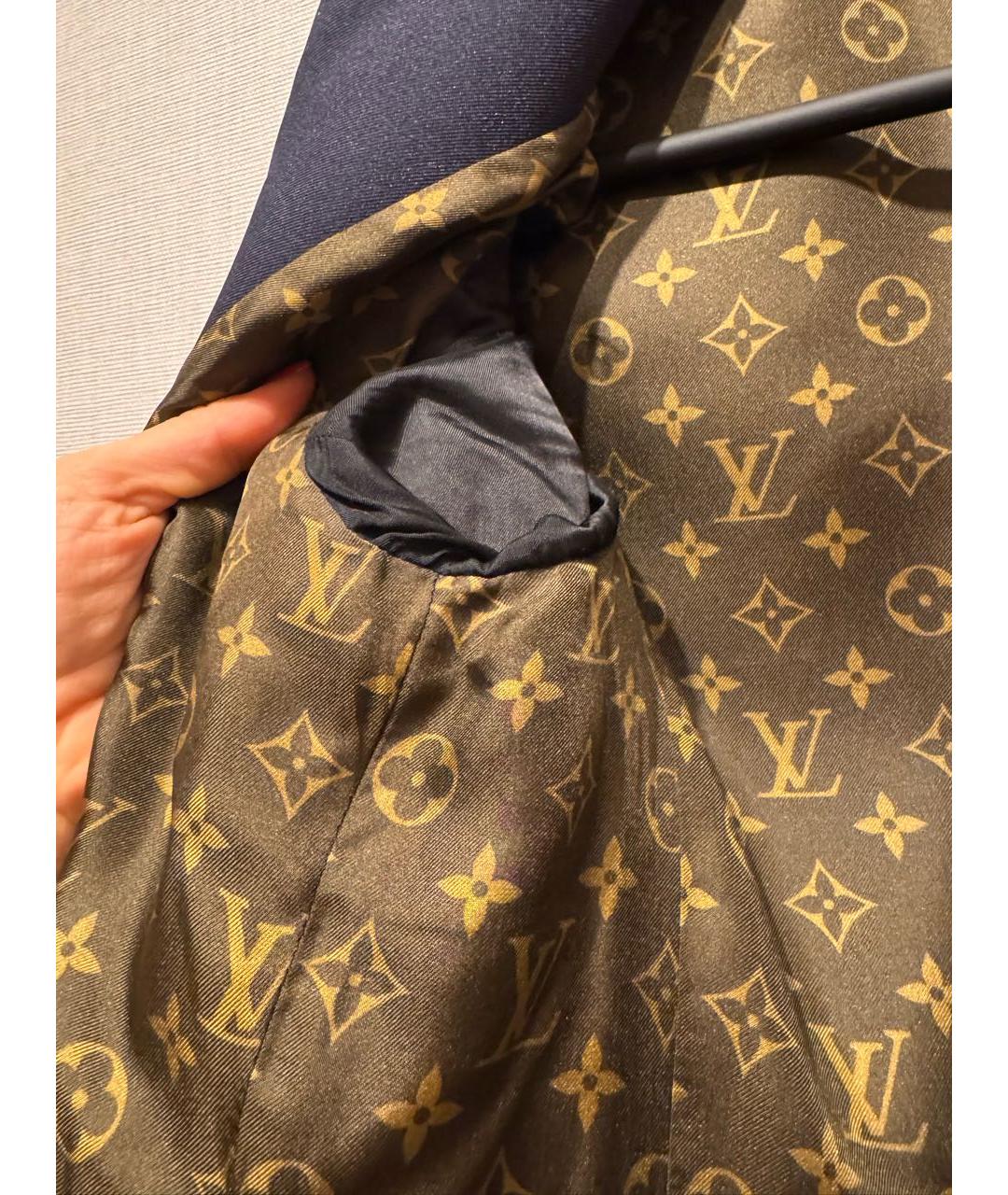 LOUIS VUITTON Темно-синий шерстяной жакет/пиджак, фото 7