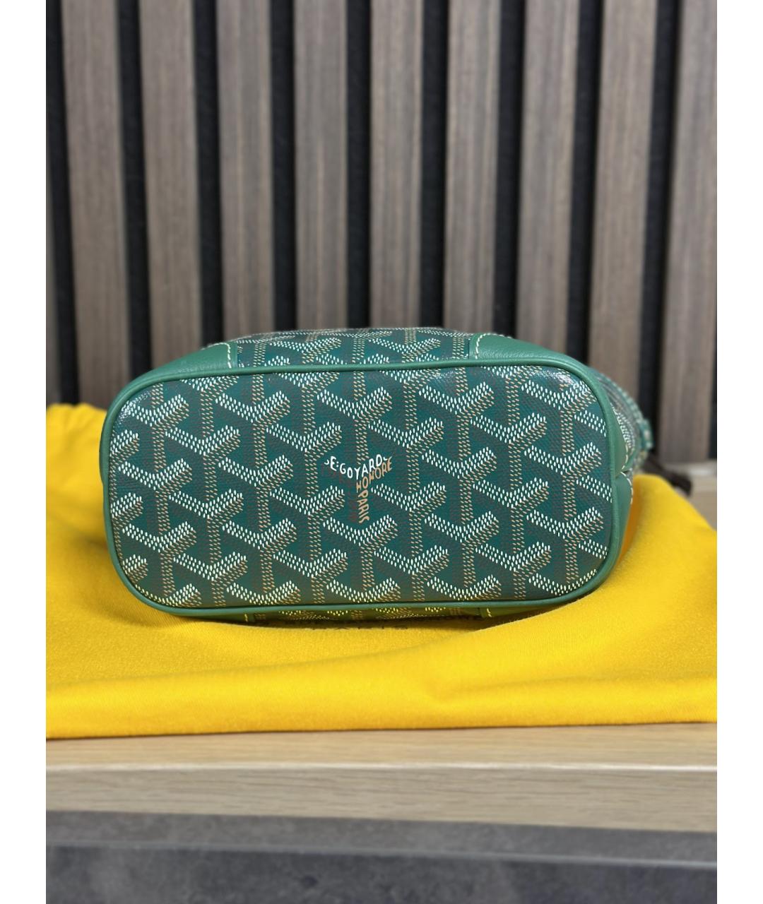 GOYARD Зеленая сумка через плечо, фото 6