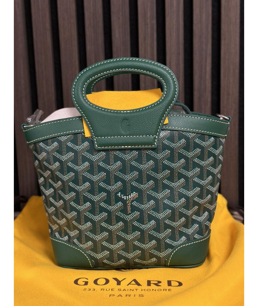GOYARD Зеленая сумка через плечо, фото 2
