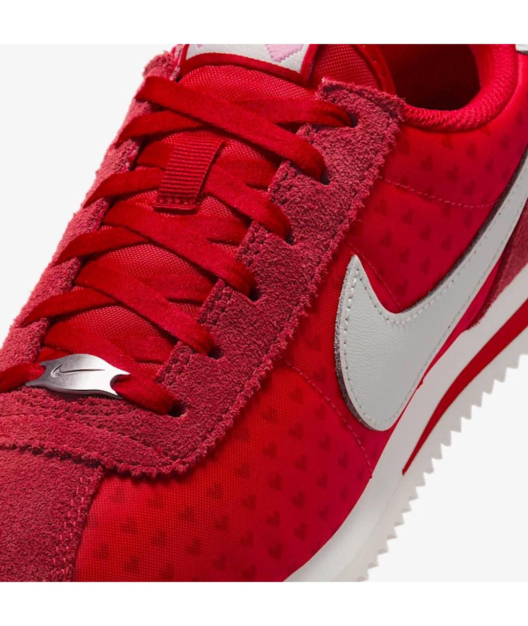 NIKE Красные текстильные кеды, фото 4