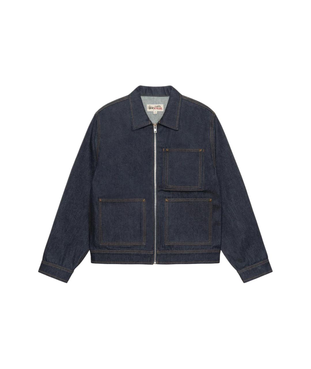 STUSSY Черная куртка, фото 1