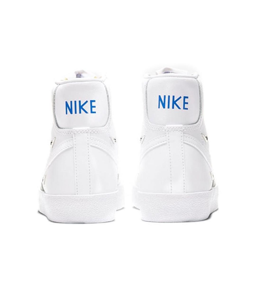 NIKE Белые кожаные кроссовки, фото 4