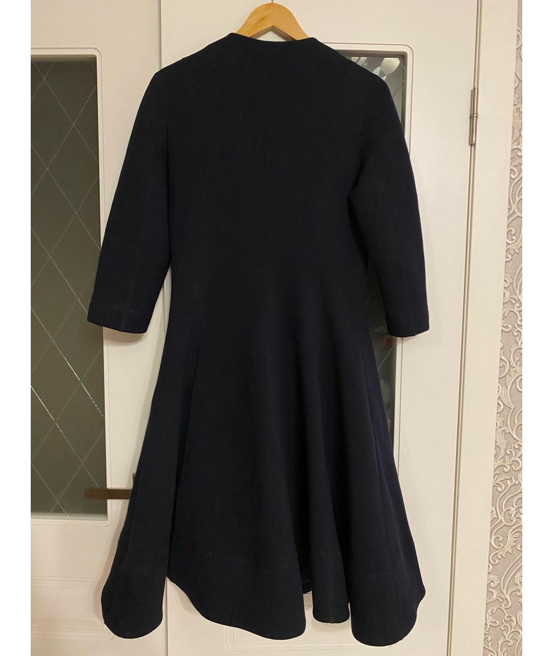 CHRISTIAN DIOR Темно-синее шерстяное платье, фото 2