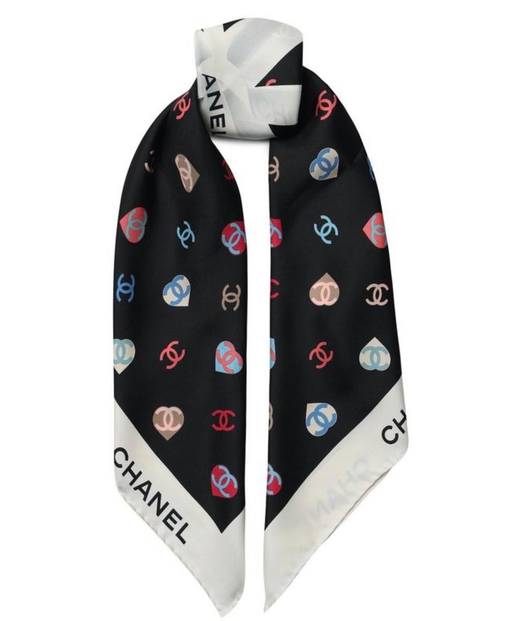 CHANEL Мульти шелковый платок, фото 1