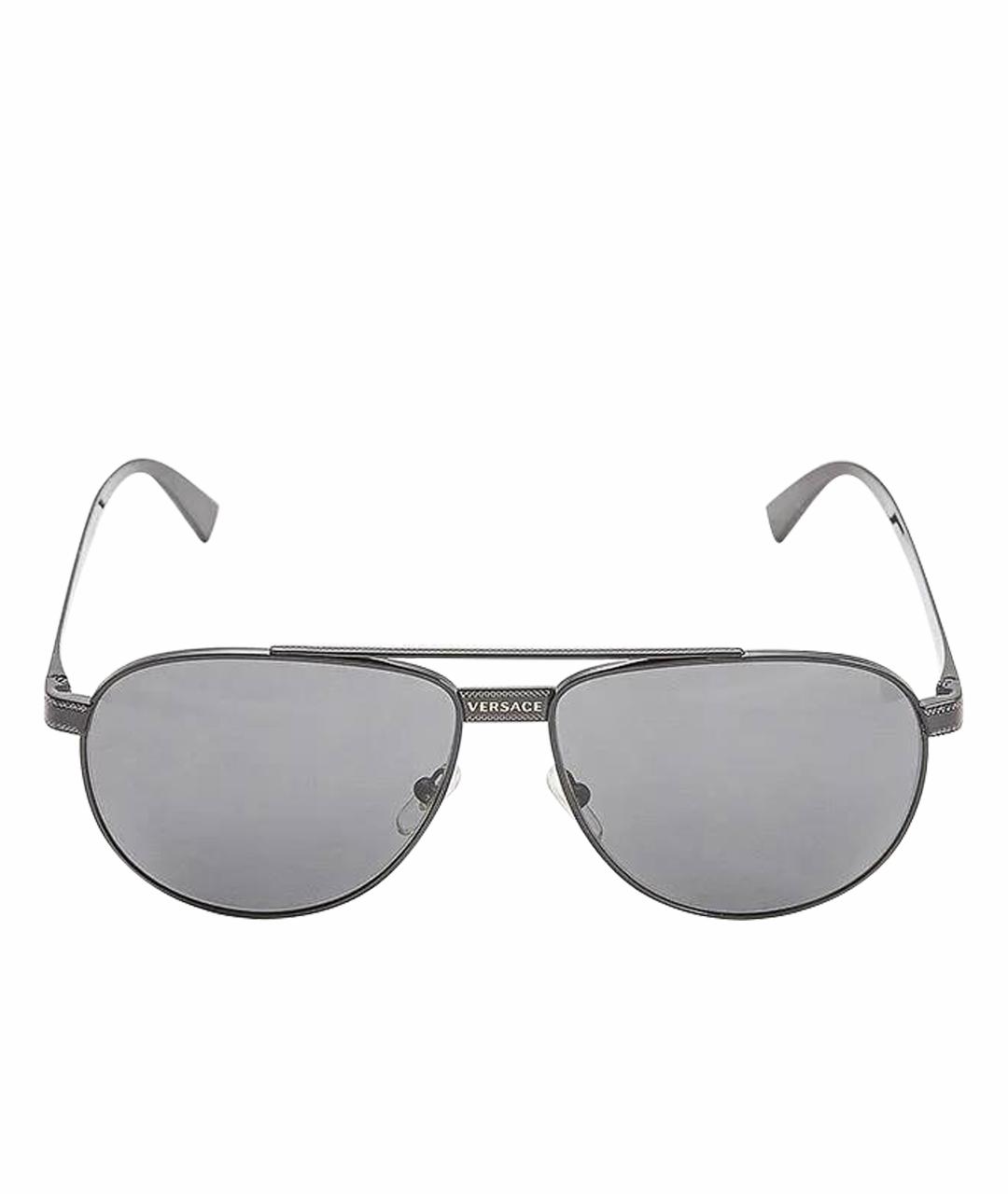 VERSACE Черные солнцезащитные очки, фото 1