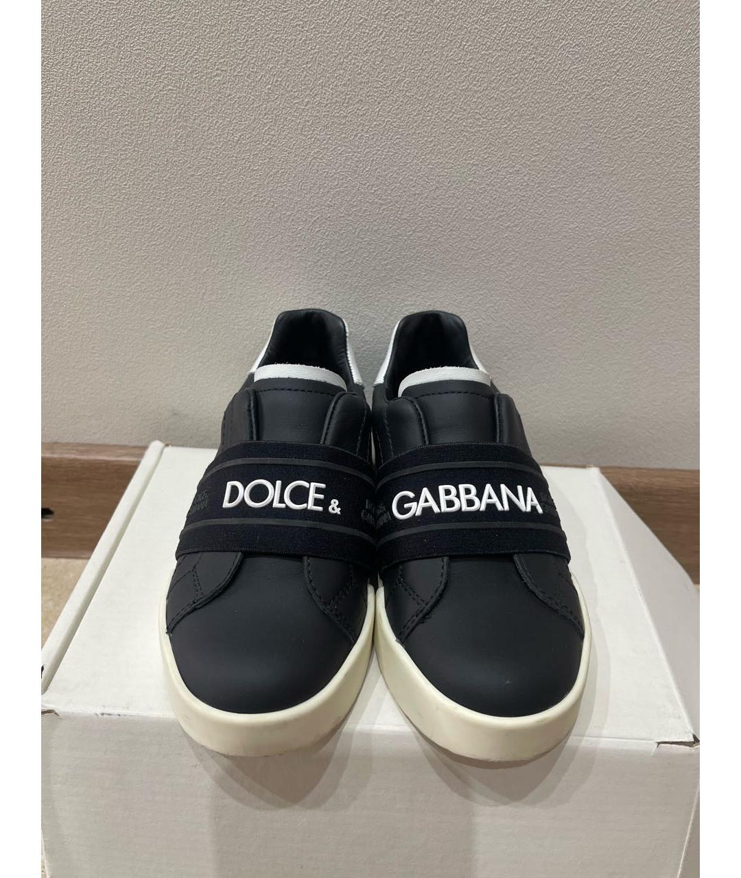 DOLCE&GABBANA Черные кеды, фото 2