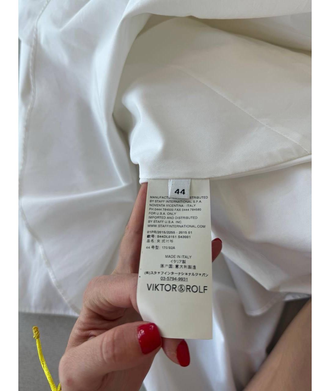 VIKTOR & ROLF Белая рубашка, фото 4