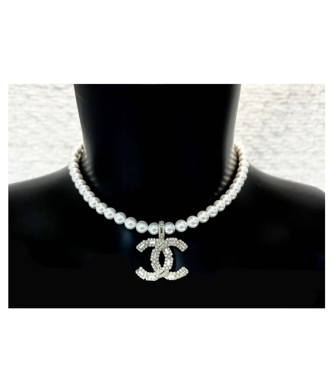 CHANEL Золотая жемчужная подвеска, фото 7