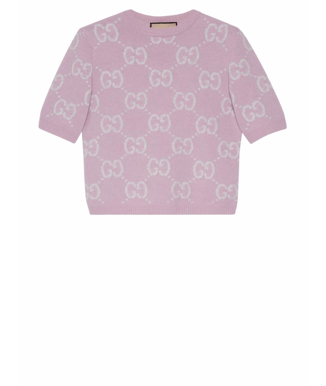 GUCCI Розовый джемпер / свитер, фото 1