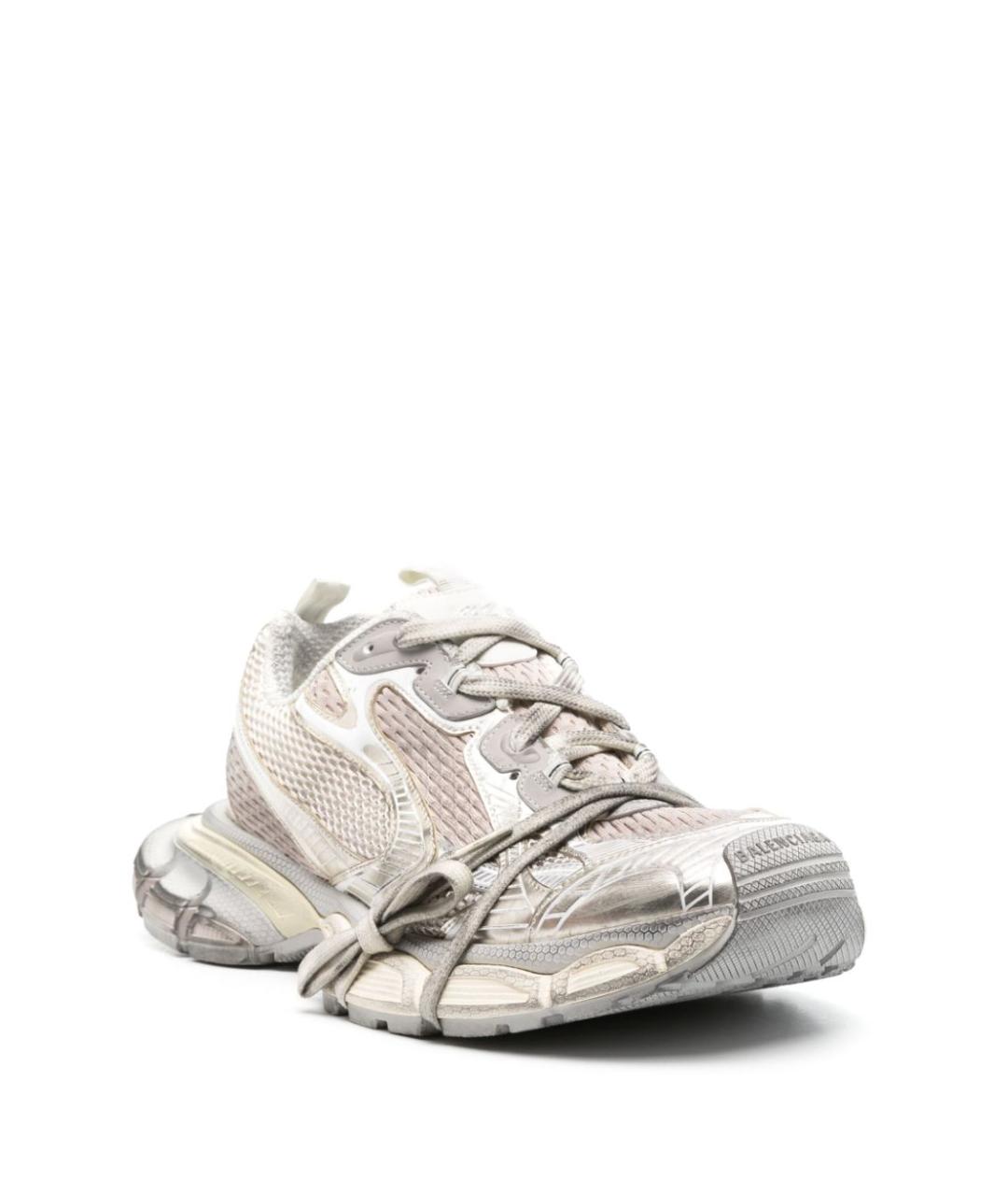 BALENCIAGA Серые низкие кроссовки / кеды, фото 2