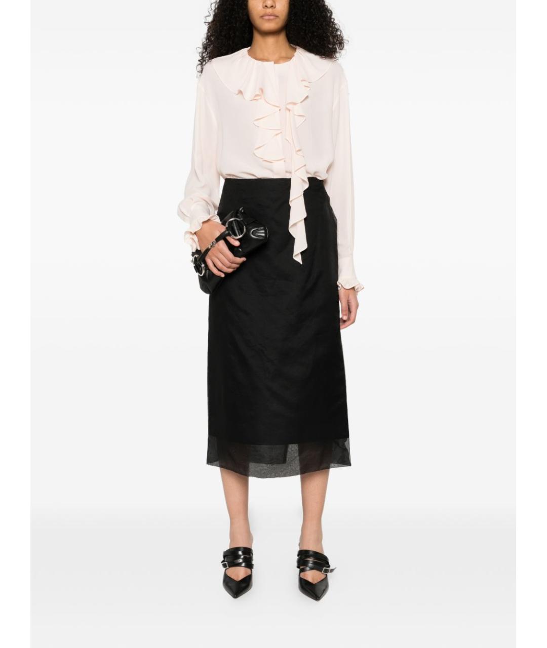 ALEXANDER MCQUEEN Розовая шелковая рубашка, фото 4